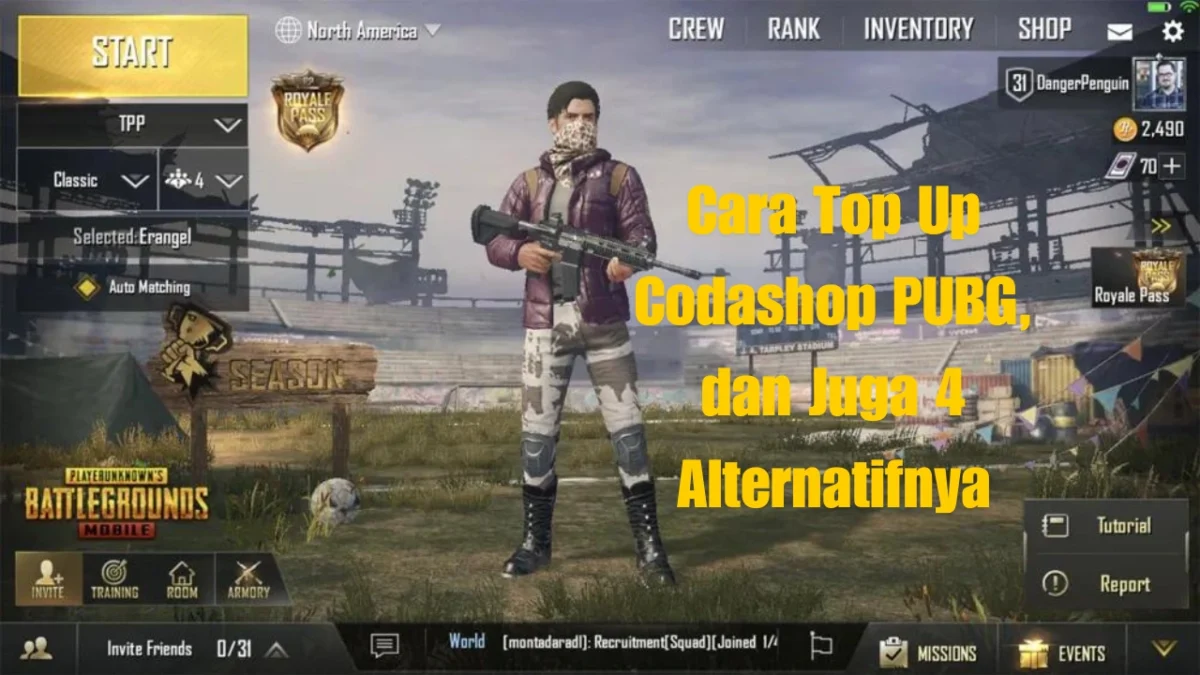 Cara Top Up Codashop PUBG, dan Juga 4 Alternatifnya